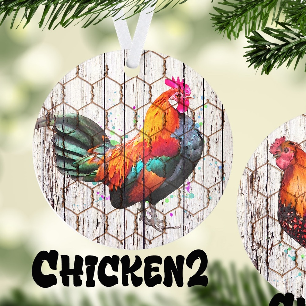 Chicken ornaments